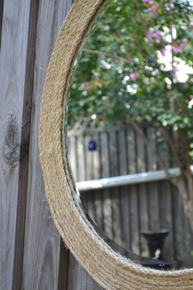 Sisal Wrapped Mirror by Just Something I Whipped Up