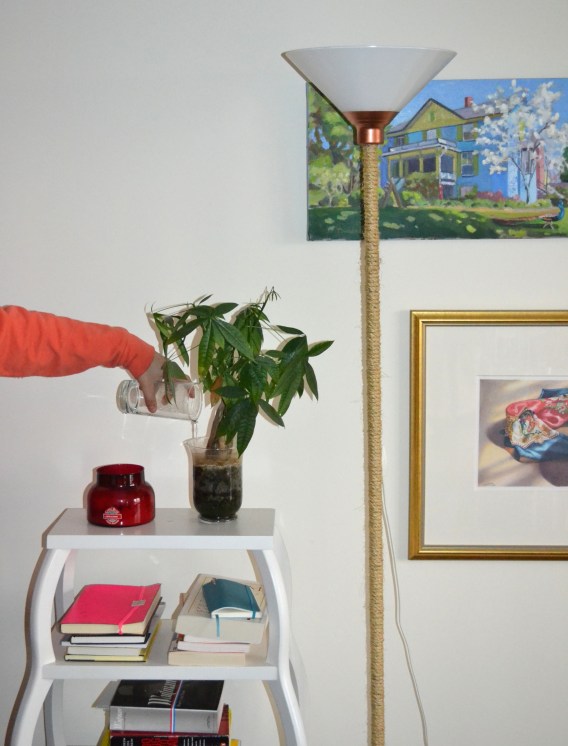 Copper and Sisal IKEA Lamp Hack from Just Something I Whipped Up